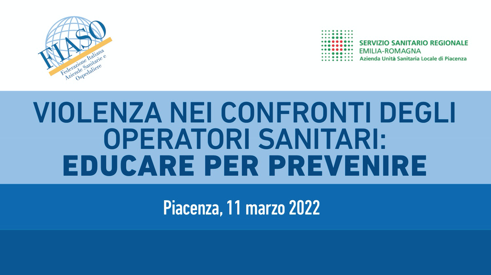 Violenza nei confronti degli operatori sanitari: educare per prevenire