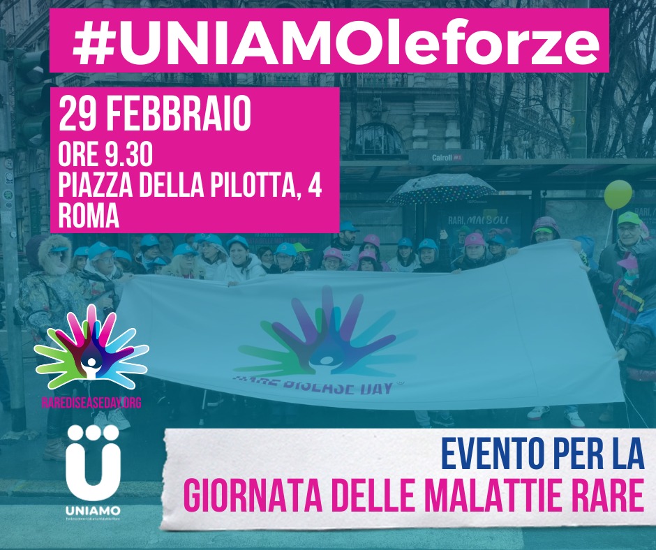 Evento di chiusura della campagna Rare Disease Day 2024 #UNIAMOleforze