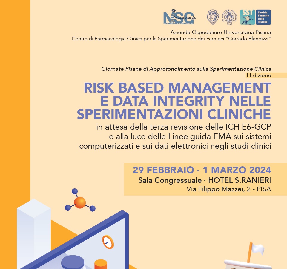 Risk Based Management e Data Integrity nelle sperimentazioni cliniche, in attesa della terza revisione delle ICH E6-GCP e alla luce delle Linee guida EMA sui sistemi computerizzati e sui dati elettronici negli studi clinici